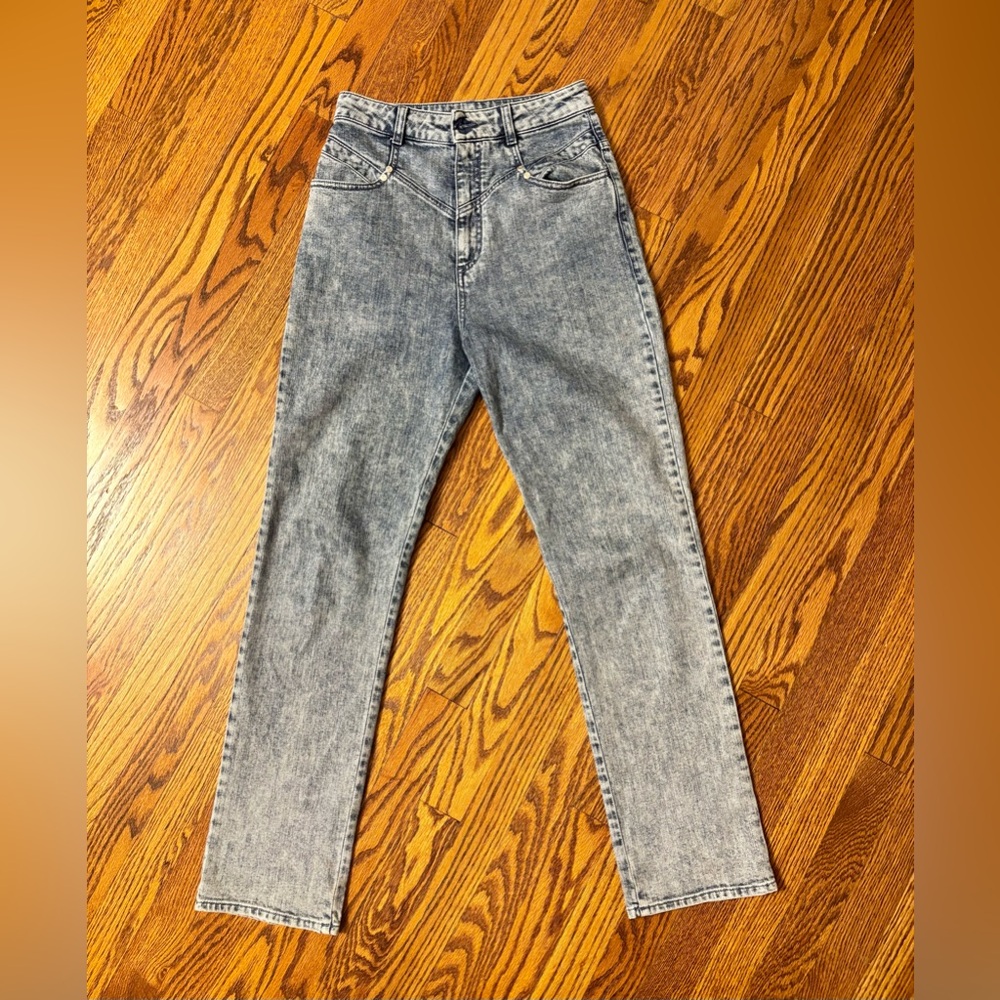 Stella McCartney high-rise straight leg jeans